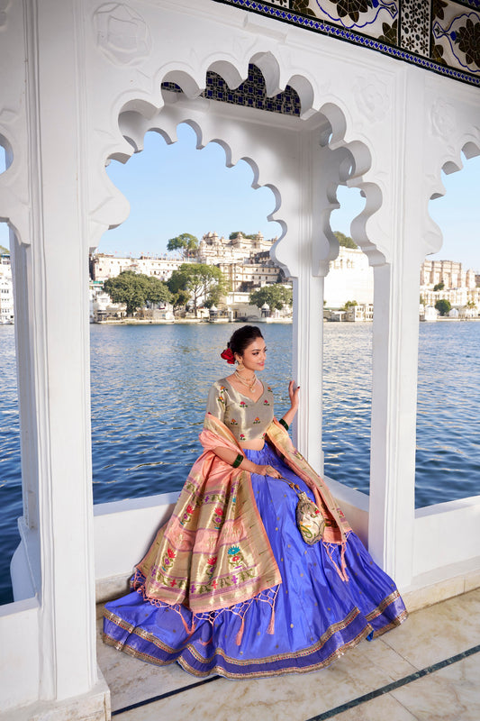 🌷Paithani collection 🌷BLU