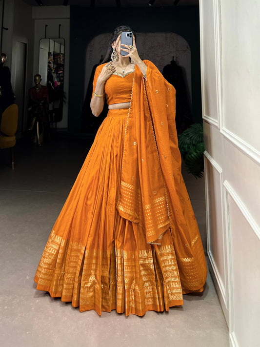 Pure Chanderi Lehenga