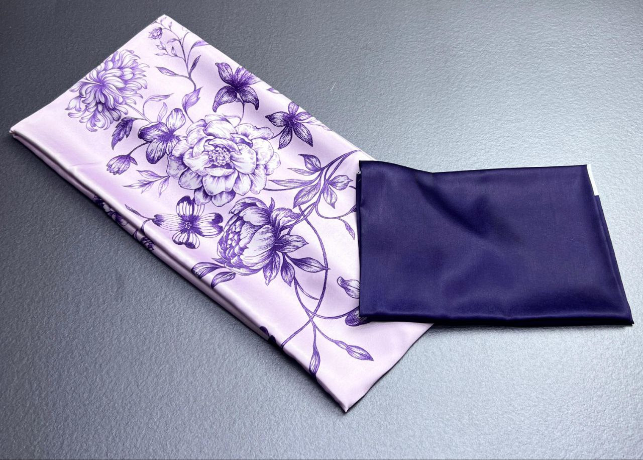 beautiful floral pattern Japan Satin